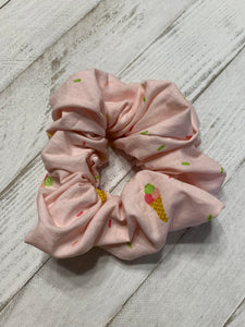 Chouchou pour cheveux avec  fleurs de lavande intégrées