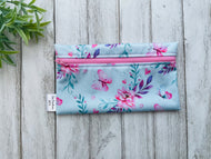 Sac collation papillon et fleurs