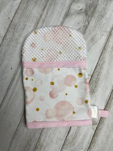 Gant de douche adulte Bulles roses